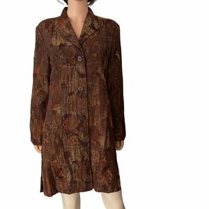 Vintage Coldwater Creek tapestry coat